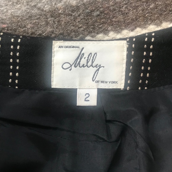 Milly of New York wool and cashmere skirt - Picture 4 of 5